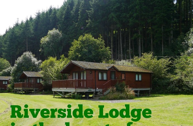 Spacious Riverside Lodge in a beautiful wooded Dartmoor valley **pet friendly**