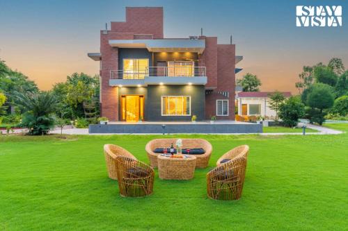 StayVista at Imperial Isle 4BHK with FREE BF Luxury Pool Villa in Sohna Delhi