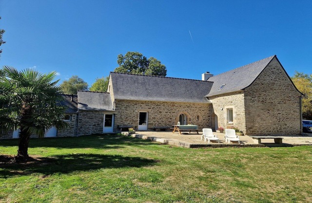 Stone House in Brittany near Morlaix Bay