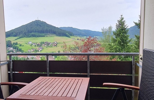Studio Apartment 'Ferienappartement In Black Forest' with Mountain View, Shared Terrace and Wi-Fi