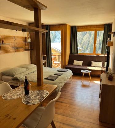 Studio Bellevue 1, ski lift 350m