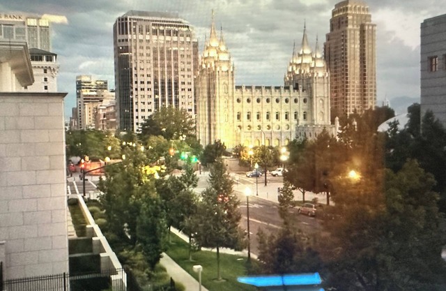 Studio in Salt Lake City across the street from LDS Conference Center.