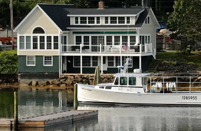 Stunning Renovated Waterfront Home with Private Deepwater Dock; Windows Galore!