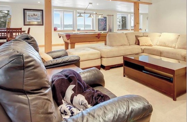 Stunning waterfront home nestled in a private bay on Opinicon Lake, pet friendly
