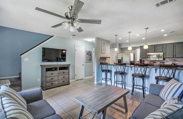 Stylish Bayfront Townhome < 10 Mi to Beach!