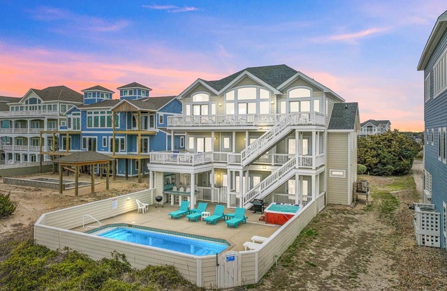 SUMMER SAVINGS - Luxurious Oceanfront Home w/Pool, Hot Tub, Elevator, Tiki Bar
