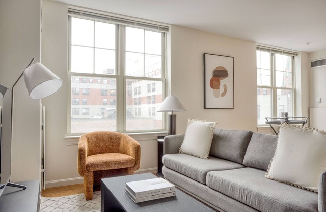Sunny Somerville 1BR w/W/D in Building, nr Harvard & MIT, by Blueground
