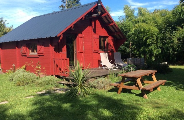 Sunny wooden chalet