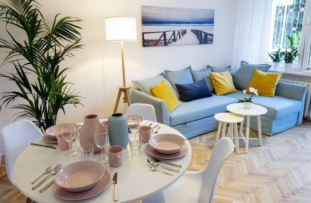 The apartment has been recently renovated, comfortable and modern.