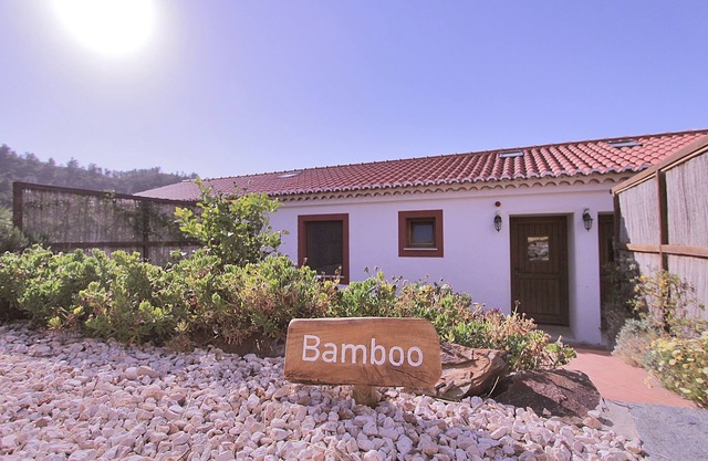 The Bamboo House close to the beach