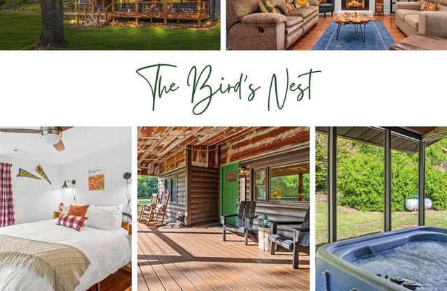 The Bird's Nest Creekside Cabin
