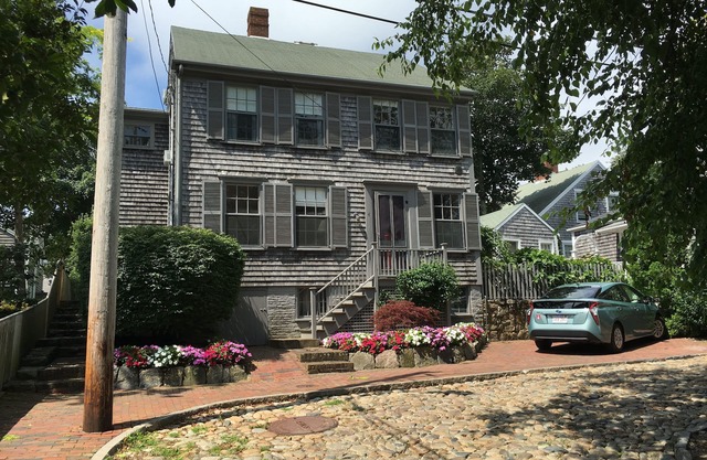The Folger House on historic Academy Hill, Nantucket