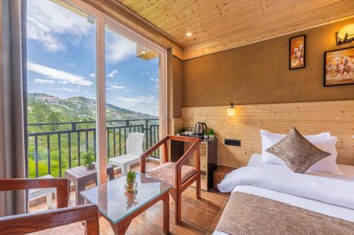 The Green Trails I Vacations I Conference I MICE I Family Events I Open Air Terrace I Sky Bonfire I Kufri by Exotic Stays