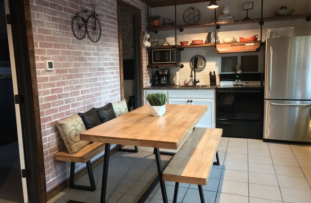 The Industrial Suite 2 Bed 1 Bath Cabin Near Trails and Big Manistee River!