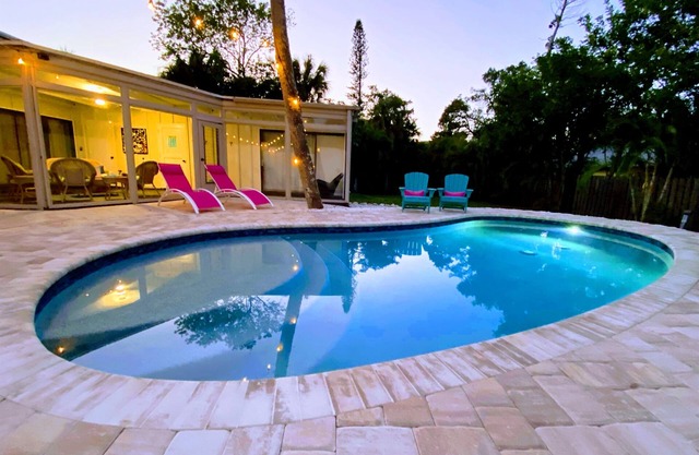 The Pink Palm on Siesta Key