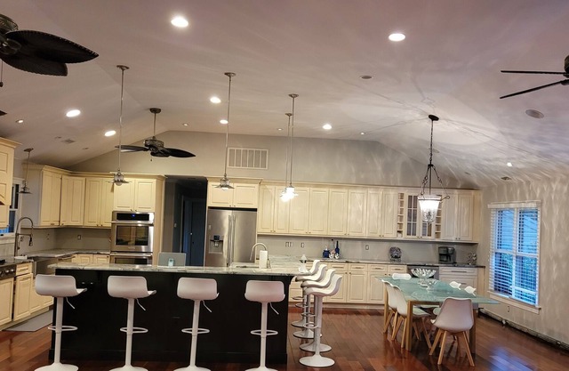This Ranch style home is equipped with a beautiful pool, patio, BBQ and more