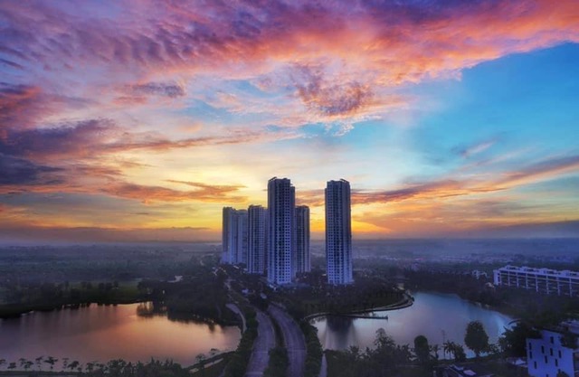 THOC ECOPARK Blue home-1220 with Golf course view
