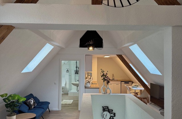 Top floor dream: Central vacation apartment with a view over Freudenstadt.