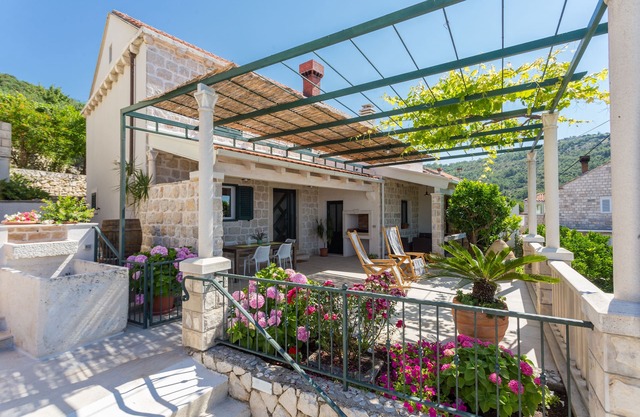 Traditional Croatian house Dolina with spectacular sea view 15km from Dubrovnik