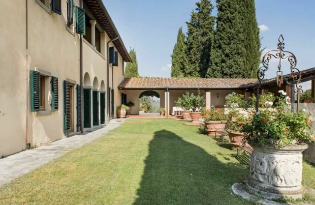 Traditional Italian Architecture Villa with Amazing Outdoor Pool and olives courtyard