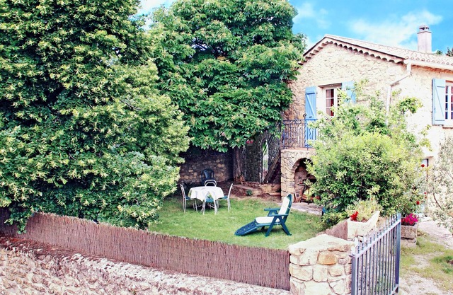 Traditional stone house in a rural and quiet area