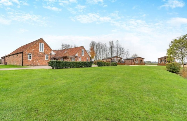 Traditional two bedroomed lodge with two double rooms.
