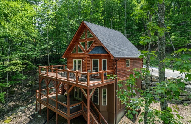 Treetop Retreat - New Cabin, under 2 miles from Beech Ski