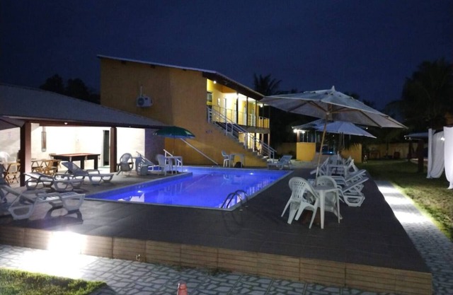Triple room with air conditioning and hammock on the balcony