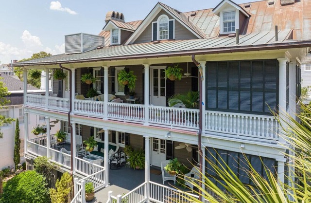 True Southern Historic Charm by the Battery with Enchanting Charleston Gardens