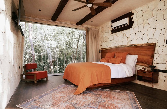 Tulum Jungle Villa 2BR and 2 Sofas in Living Room, complete with full bathrooms!