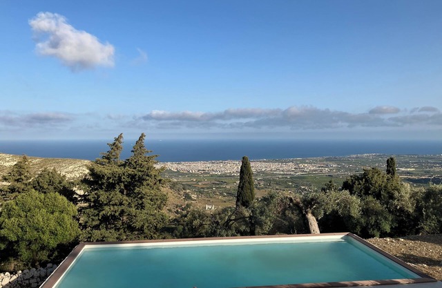 Typical Sicilian country house, set in a park of olive trees