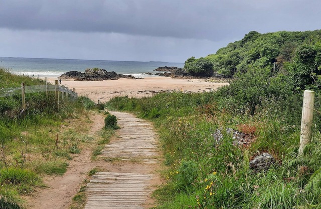 Unique beachfront cottage at Fintra Bay Donegal