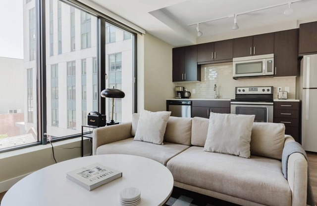 Upscale Theater Dist 1BR w/Gym, near Entertainment & T, by Blueground