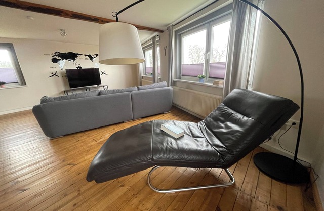 Vacation apartment with a wonderful view of the Weser