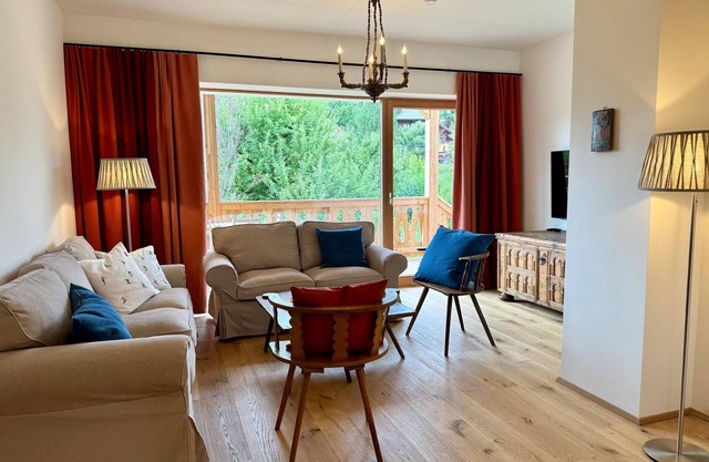 Very exclusive garden apartment with sauna