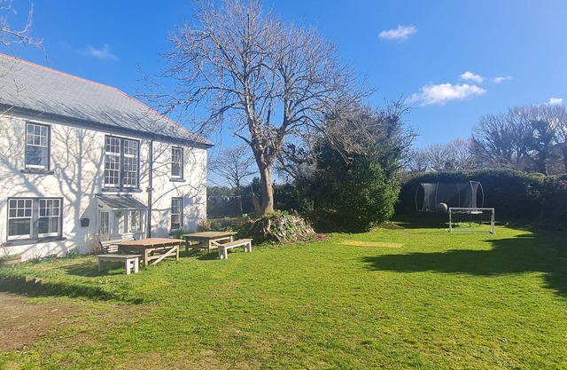 Very spacious period home, 1 mile from the beach. Ample space for two families.