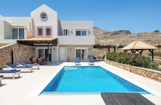 Villa Amara, Blue Line, Lindos, 3 bedroom villa with private pool and hot tub