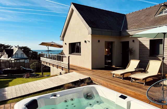 Villa-Cabane - Sea view and Spa