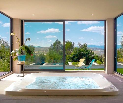 Villa du Belvédère, piscine intérieure, spa et hammam