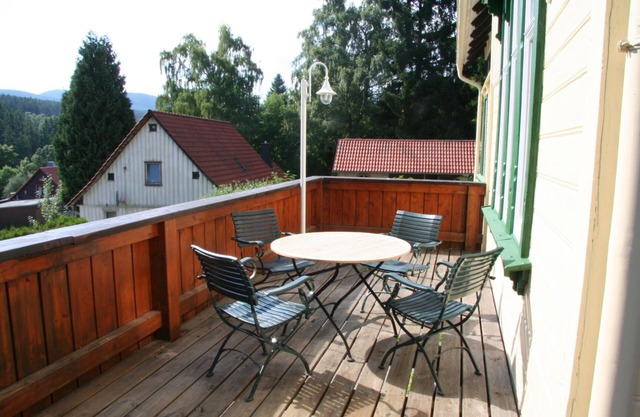 Villa 'Ferienwohnung Charlotte' with Shared Terrace, Shared Garden and Wi-Fi