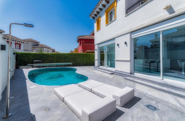 Villa Fresno with Private Pool on gated 5* Mar Menor Golf Resort - 3 Bed/3 shower/WC