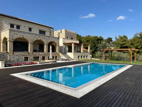 Villa Kalamos/Sea View and Pool nearby Athens