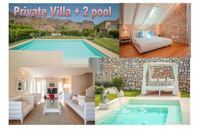 Villa Mastrissa - Private design villa with 2 swimming pools and 4 rooms