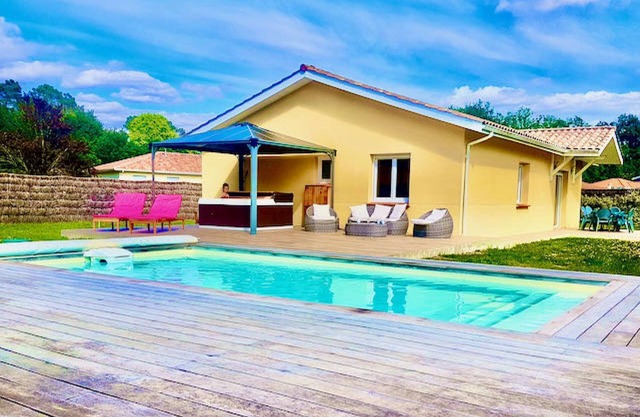 ☆Villa Oceane & Spa ≈Heated pool ≈ enclosed and not overlooked ≈ 5min beaches ☆