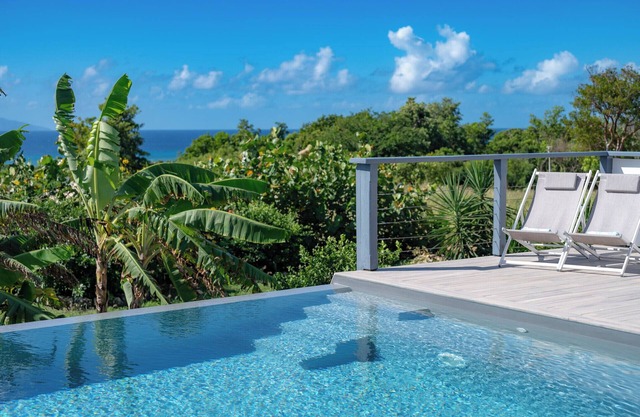 Villa Paruline with swimming pool tropical garden and sea view