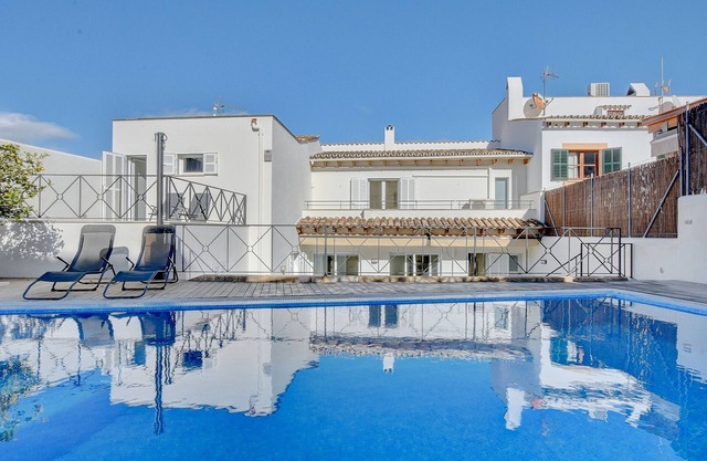 Villa Port Andratx with private saltwater pool, terraces and lawn garden