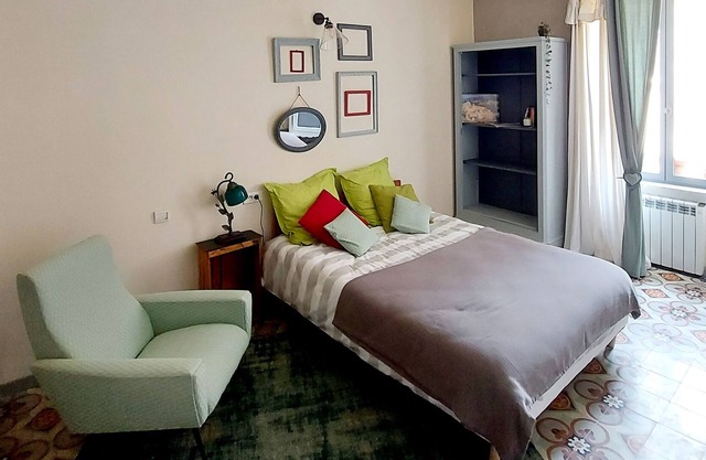 >Village house at the foot of the Corbières mountains, between land and sea