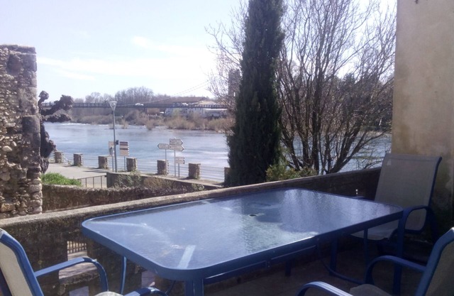Village house by the water