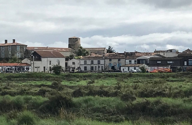 Village house by the water