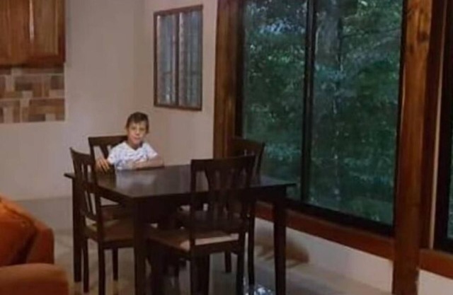 Waterfalls House inside in the Rains Forest